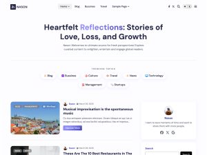 Nason Optimized Personal Blog WordPress Theme