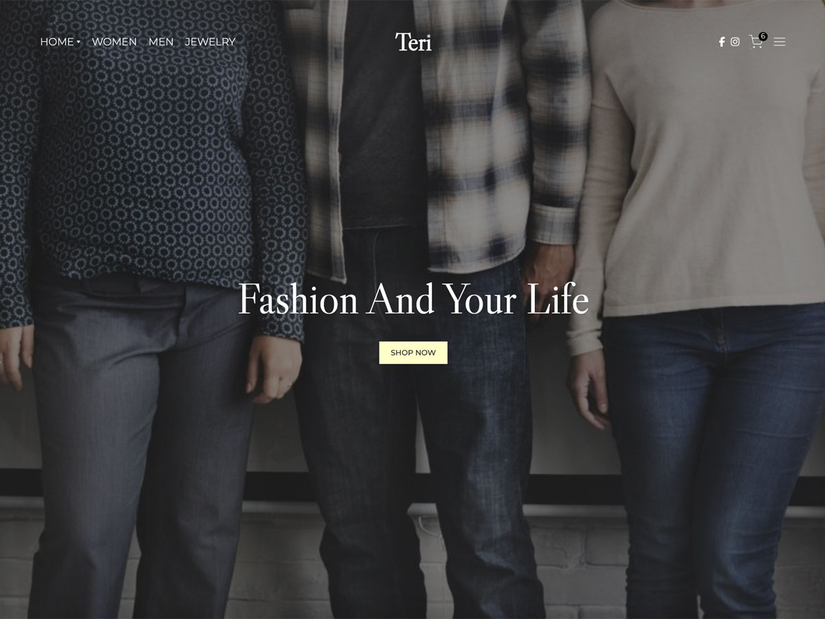 Teri Shop – Lightweight WordPress Theme
