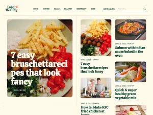 Nataly Food Healthy Blog WordPress Theme